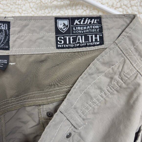 KÜHL Men's Liberator Convertible Pants – Utility Beige, Size 38x30 - Picture 3 of 4